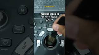 Trackball Cleaning on Ultrasound #usg #doctor #service #maintenance #health #healthcare #ecube #tech