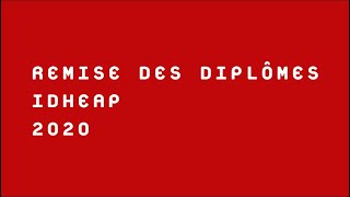 Remise des diplômes IDHEAP 2020 | Félicitations d'Andreas Ladner, Directeur de l'IDHEAP