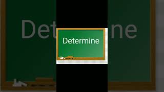 mispronounced words /pronunciation of "determine"/spoken English /English tutorial /#2022