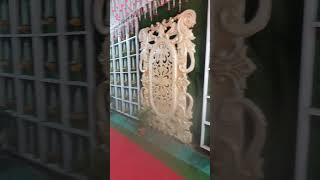 Wedding Ceremony Entry Gate & Vidhi Mandap Decor 🥰 #wedding #whatsappstatus #weddingvideo #dj