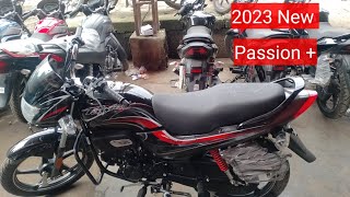 Hero Passion Plus 2023 model review Honda shine 100  ka kya hoga