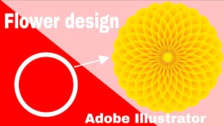 Quick and Easy Flower Design Adobe Illustrator Tutorial ! @ARiNSAESTHETiC