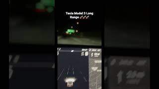 Tesla Model 3 Long Range night drive 🚀🚀🚀 #tesla #teslamodel3 #model3 #black #longrange #sports