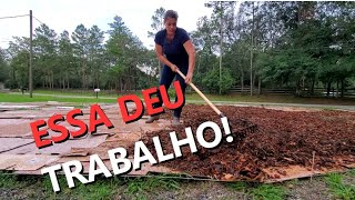 TERRA FÉRTIL SEM GASTAR NADA. Primeiro Passo Para Fazer Uma Agrofloresta.