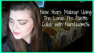 Gold and Black New Years Eve Makeup Using the Lorac Pro: Collab with NarsNaomi36