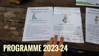 programme pédagogique 2023-24