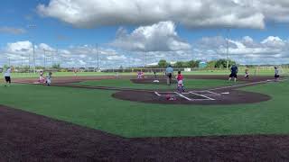 walk off double 6u baseball