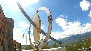 San Martino sulla Marriccina la scultura astronomica "Culla delle comete"