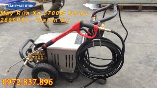 Hướng Dẫn Sử Dụng Máy Rửa Xe 3.7kw 2600 PSI Koisu 15M26-3.7S2