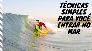 Técnicas simples de entrada no mar com o BODYBOARD