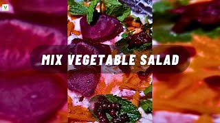 Mix Vegetable Salad - Veg Wonderland #vegwonderland #longbreakover