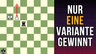 WEISS GEWINNT! Eine unglaubliche Studie aus dem Jahr 1895 (Endspieltraining)