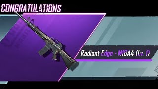 RADIANT EDGE CRATE OPENING PUBG | Radiant edge M16A4 Pubg | Lucky crate pubg | Radiant Edge crate |