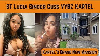 St Lucian Singer, 🤬Mon Cherie Diss VYBZ KARTEL!  👀 Inside the Brand New Mansion🏠!