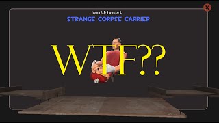 UNBOXING A STRANGE CORPSE CARRIER??? [TF2]