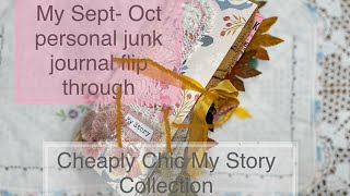 How I use my personal junk journal  / personal junk journal flip through @CheaptoChic77 My Story