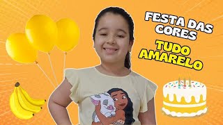 Fazendo tudo na cor AMARELO | Canal da Marina