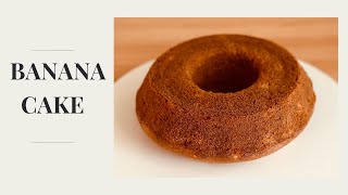 Easy Recipe Banana cake/ Soft, Moist & Fluffy Banana Cake Recipe