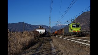 TRENI IN TRANSITO SULLA BRENNERO IN 4K. #brennerbahn #ferroviadelbrennero #vectron #taurus