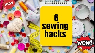 6 sewing useful hacks+tips for beginners