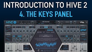 Introduction to Hive 2 - 4. The Keys panel