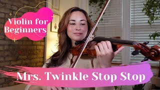 Mrs. Twinkle | Easy Violin For Beginners