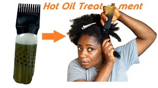 How To Make Hot Oil Treatment For Fast Hairgrowth | #Hot #Oil #Hair #Treatment