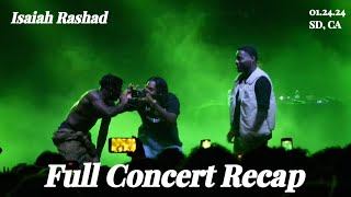 Isaiah Rashad performs Cilvia Demo Tape (Live) 10 Year Anniversary Full Concert Recap | 01.24.24