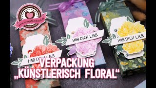 Tutorial: Verpackung "Künstlerisch Floral" mit Stampin' Up! Produkten