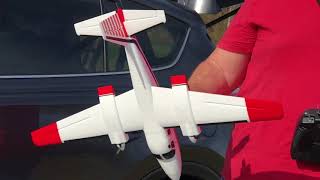 E-Flite UMX Aero Commander – Maiden Flight & Review