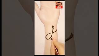 "J" letter mehndi design | Raksha bandhan special mehndi design |