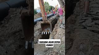 proses penanaman pipa depan rumah #shorts #viralshorts #trending