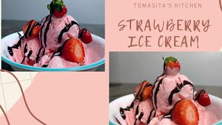 How to Make Strawberry Ice Cream | Easy Homemade