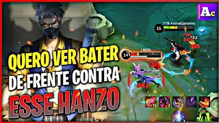 Fiz o LING passar VERGONHA com meu Hanzo KKKK | Mobile Legends: Bang Bang