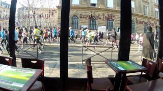 Paris Marathon April 7 - 2013 - Paris Cafe View