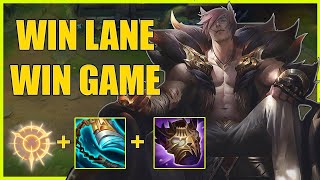 HOW TO WIN LANE AND THE GAME AS SETT TOP / SETT VS FIORA / LEAGUE OF LEGENDS