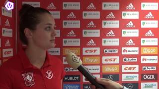 Eshly Bakker na Ajax Vrouwen-FC Twente Vrouwen