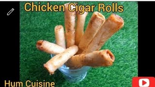 Cigar Rolls Recipe | Chicken Cigar Rolls | Unique Crispy Rolls Recipe