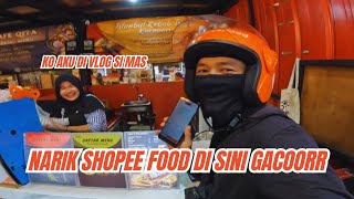 #vlog - NARIK SHOPEE FOOD DI PALM SEMI ORDERAN NYA BANYAK BANGET