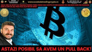 Astazi posibil să urmeze un pull back pe Bitcoin! Zi minunată🙏