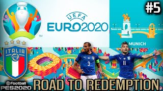 PES 2020 | UEFA EURO 2020 - Quarterfinals | Italy vs Denmark | Road To Redemption Episode 5