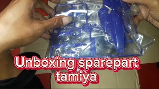 UNBOXING SPAREPART TAMIYA, BIKIN GREGET AJA ‼️