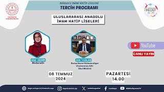 2024 TERCİH PROGRAMI - ULUSLARARASI ANADOLU İMAM HATİP LİSELERİ