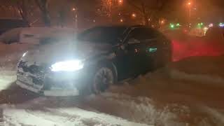 Audi A5 Sportback 2018 snow