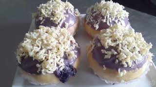 creamy ube ensaymada