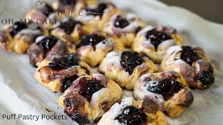 Puff Pastry Squares with Cream Cheese Filling