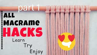 💥#EP1 | Macrame Hack, learn the most useful macrame tips and tricks 🤯