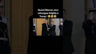 Quand Macron veut refourguer Brigitte à Trump! 🤣#humour #parodie #politique #macron #trump #funny