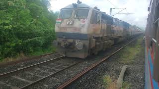 12051 Madgon Janshatabdi Express Crossing 22630 Tirunelveli Superfast Express