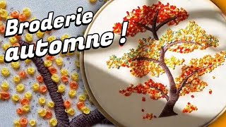 Réalisez une magnifique Broderie d'automne